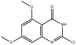 2-氯-5,7-二甲氧基喹唑啉-4(3H)-酮, 1596846-01-3, 结构式