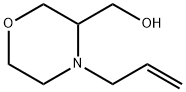 3-Morpholinemethanol, 4-(2-propen-1-yl)- Structure