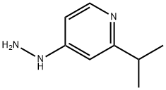 Pyridine, 4-hydrazinyl-2-(1-methylethyl)- Structure