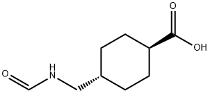 (1r,4r)-4-(formamidomethyl)cyclohexane-1-carboxylic acid Structure
