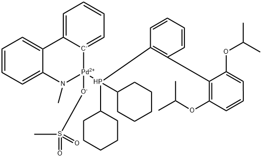 1599466-85-9 甲烷磺酸(2-二环己基膦基-2',4',6'-三-异丙基-1,1'-联苯基)(2'-氨基-1,1'-联苯-2-基)钯(II)