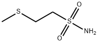 2-(methylsulfanyl)ethane-1-sulfonamide 结构式