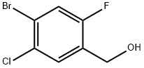 (4-Bromo-5-chloro-2-fluoro-phenyl)-methanol Structure
