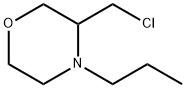 Morpholine, 3-(chloromethyl)-4-propyl- 结构式
