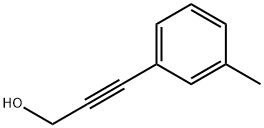 2-Propyn-1-ol, 3-(3-methylphenyl)- Structure