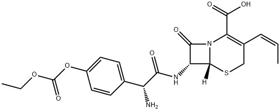 头孢丙烯杂质M 结构式