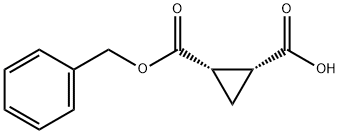 (1S,2R)-2-苄氧羰基-环丙烷-羧酸, 1607007-66-8, 结构式