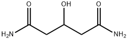 Pentanediamide, 3-hydroxy- Struktur