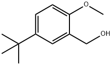 Benzenemethanol, 5-(1,1-dimethylethyl)-2-methoxy- Structure