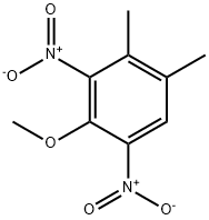 Benzene, 2-methoxy-4,5-dimethyl-1,3-dinitro- 化学構造式