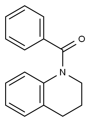 1-苯甲酰基-1,2,3,4-四氢喹啉 结构式