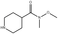 N-甲氧基-N-甲基哌啶-4-甲酰胺盐酸盐, 160809-37-0, 结构式