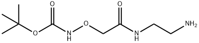 Carbamic acid, N-[2-[(2-aminoethyl)amino]-2-oxoethoxy]-, 1,1-dimethylethyl ester, 160818-51-9, 结构式
