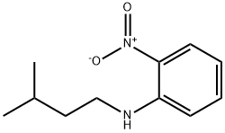 Benzenamine, N-(3-methylbutyl)-2-nitro- Structure