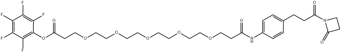 AZD-PEG5 -PFP Struktur