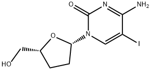 2',3'-Dideoxy-5-iodo-cytidine 结构式