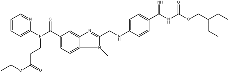 达比加群乙二酸杂质R,1610758-20-7,结构式