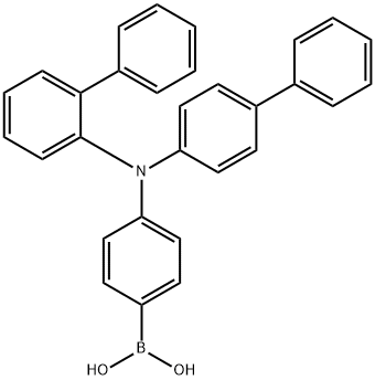 Boronic acid, B-[4-([1,1'-biphenyl]-2-yl[1,1'-biphenyl]-4-ylamino)phenyl]- Structure