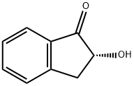 1H-Inden-1-one, 2,3-dihydro-2-hydroxy-, (2R)- Structure