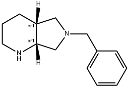 rel-(4aR,7aR)-6-Benzyloctahydro-1H-pyrrolo[3,4-b]pyridine Structure