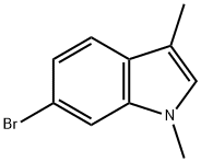 6-Bromo-1,3-dimethyl-1H-indole Struktur