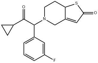 YXSRVOWUJUXDLJ-UHFFFAOYSA-N,1618107-97-3,结构式