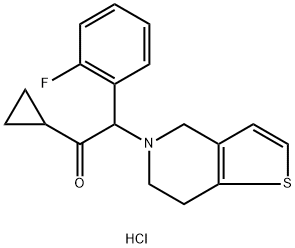 Prasugrel Impurity 13 HCl Struktur