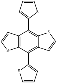 Benzo[1,2-b:4,5-b']dithiophene, 4,8-di-2-thienyl- 结构式