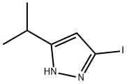 1H-Pyrazole, 3-iodo-5-(1-methylethyl)- Struktur