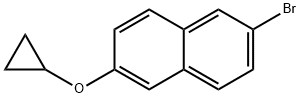2-溴-6-环丙氧基萘, 1620776-66-0, 结构式