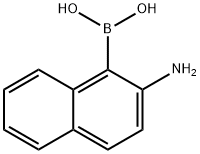 Boronic acid, B-(2-amino-1-naphthalenyl)- 结构式