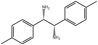 1,2-Ethanediamine, 1,2-bis(4-methylphenyl)-, hydrochloride (1:2), (1S,2S)-, 162490-70-2, 结构式