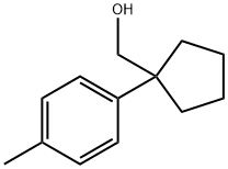 (1-(对甲苯基)环戊基)甲醇 结构式