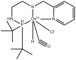 OsHCl(CO)[kappa3-PyCH2NHC2H4NHPtBu2] 95% Structure