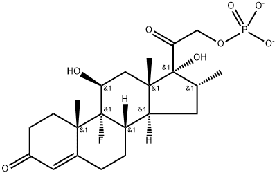 Dexamethasone Sodium Phosphate EP Impurity H 化学構造式