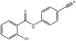 Benzamide, N-(4-cyanophenyl)-2-hydroxy- 化学構造式