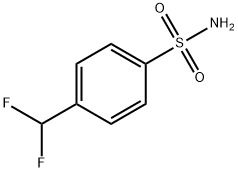 4-(difluoromethyl)benzenesulfonamide 结构式