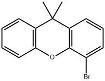 4-溴-9,9-二甲基-9H-氧杂蒽 结构式