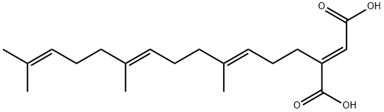 2-Butenedioic acid, 2-[(3E,7E)-4,8,12-trimethyl-3,7,11-tridecatrienyl]-, (2E)- (9CI) Structure