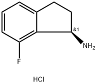 (R)-7-fluoro-2,3-dihydro-1H-inden-1-amine hydrochloride Struktur