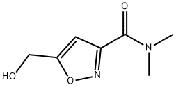 5-(Hydroxymethyl)-n,n-dimethyl-1,2-oxazole-3-carboxamide 结构式