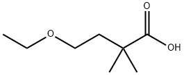 Butanoic acid, 4-ethoxy-2,2-dimethyl- Struktur