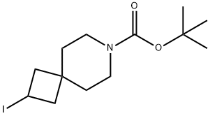 tert-butyl2-iodo-7-azaspiro[3.5]nonane-7-carboxylate, 1638764-90-5, 结构式
