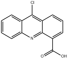9-Chloroacridine-4-carboxylic acid Struktur