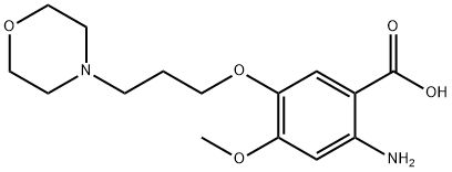 2-amino-4-methoxy-5-(3-morpholin-4-ylpropoxy)benzoic acid