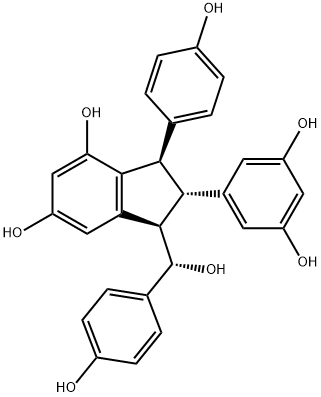 Leachianol F Struktur