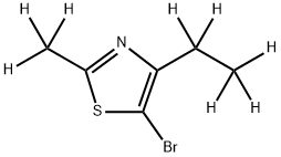 5-Bromo-(2-methyl-4-ethyl-d8)-thiazole|