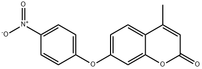 4-Methyl-7-(4-nitrophenoxy)-2H-chromen-2-one Structure