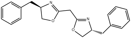 (4R,4'R)-2,2'-methylenebis[4,5-dihydro-4-(phenylmethyl)-Oxazole Structure