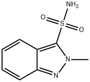 2-methyl-2H-indazole-3-sulfonamide 结构式